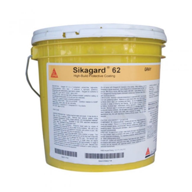 Sika Sikagard 62 (Part A+B) 11.4kg Of 12kg Kit Unpigmented Protective ...