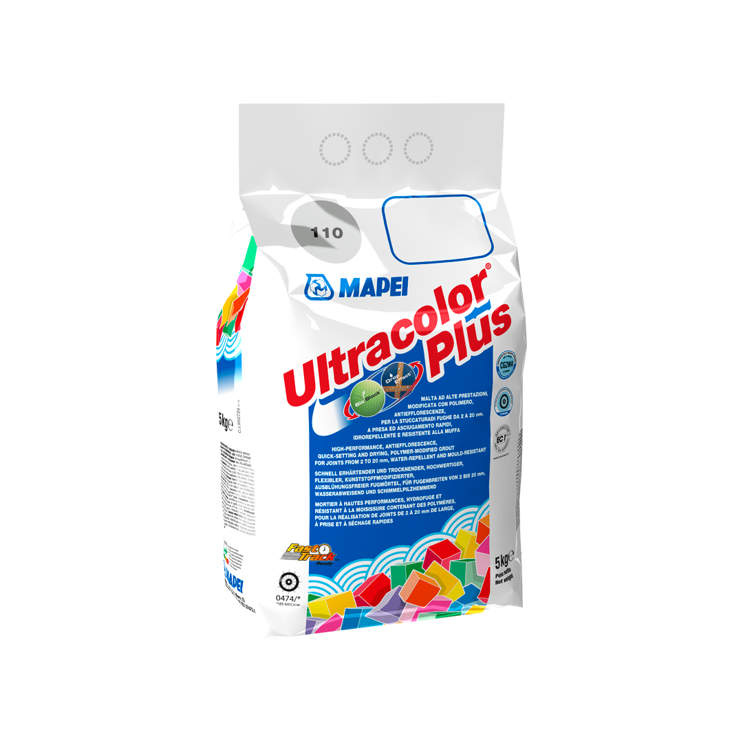 Mapei Ultracolor Plus 112 Medium Grey 5kg Tile Grout
