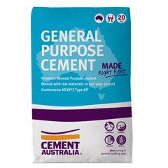 Cement Australia General Purpose Cement 20kg - Tradie Cart