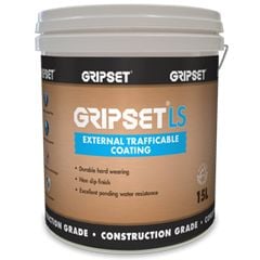 Gripset LS Grey 15 Litres External Trafficable Coating - Tradie Cart