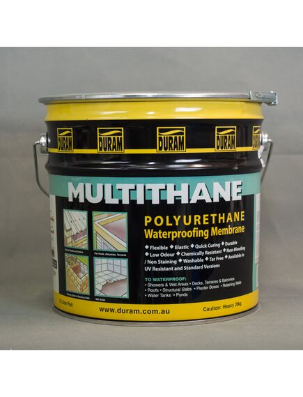 Duram Multithane STANDARD Grey 15 Litres Polyurethane Waterproofing Membrane - Tradie Cart