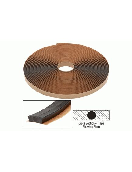 Tremco POLYshim 3.8mm X 9.5mm X 3.2mm X 243.8m Shimmed Glazing Tape - Tradie Cart