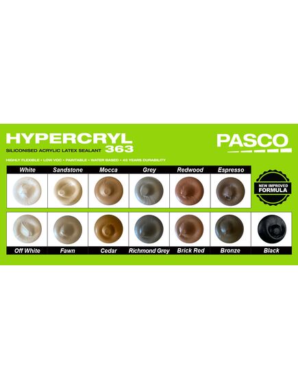 Pasco Hypercryl 363 Bronze 600ml Sausage Acrylic Latex Sealant - Tradie Cart