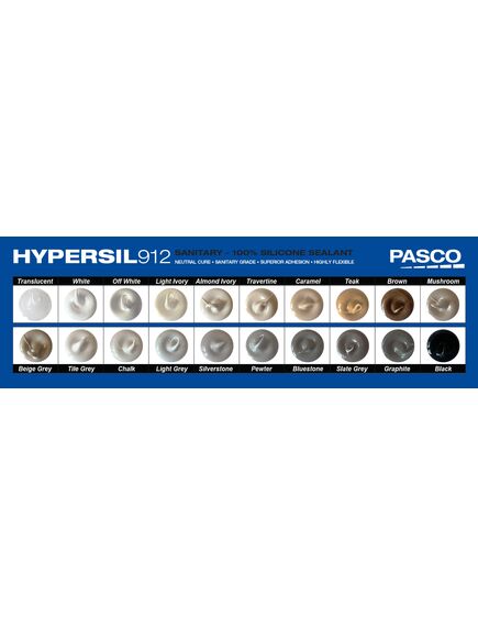 Pasco Hypersil 912 Beige Grey 300ml Cartridge Silicone - Tradie Cart