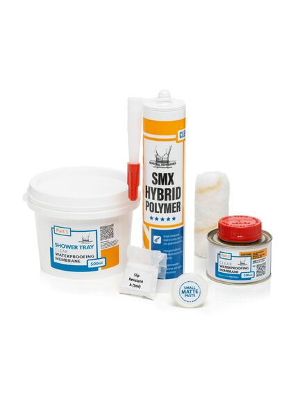 Remedial Membranes Clear Waterproofing Membrane 500ml Kit Tradiecart