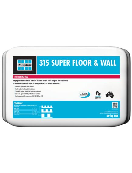 Laticrete 315 Super Grey 20kg Polymer Modified Tile Adhesive - Tradie Cart