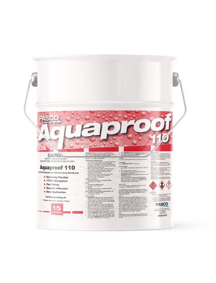 Pasco Aquaproof 110 Grey 15 Litres Polyurethane Membrane - Tradie Cart