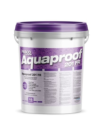 Pasco Aquaproof 201FR Dark Grey 15 Litres Waterproofing Membrane - Tradie Cart