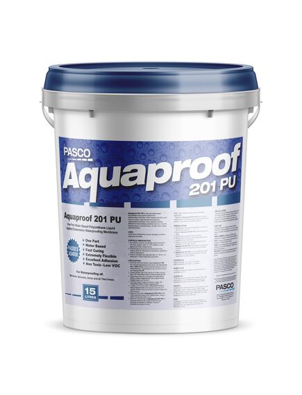 Pasco Aquaproof 201PU Blue 15 Litres Waterproofing Membrane - Tradie Cart