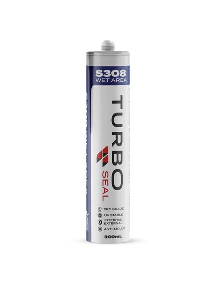 TurboSeal S308 Off White 300ml Wet Area Silicone - Tradie Cart