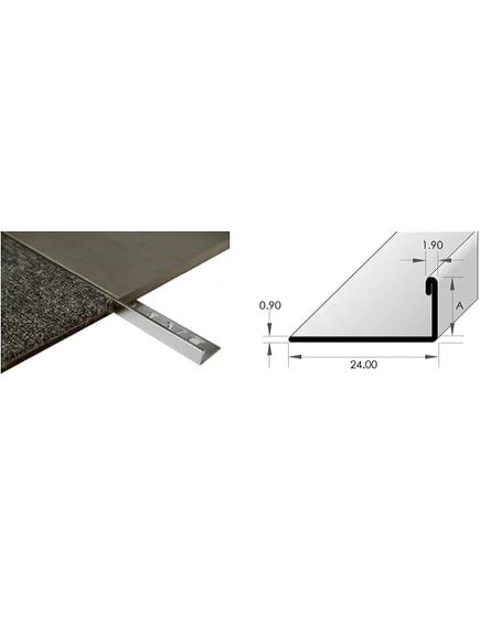 BAT Stainless Steel Tiling Angle 12mm X 3m - Tradie Cart