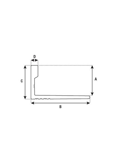 DTA Formable Aluminum Tiling Angle Black 10mm X 3m Long - Tradie Cart