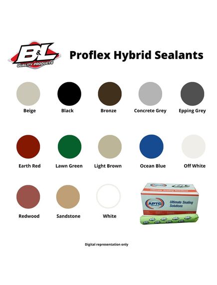 B&L Proflex LM Concrete Grey 600ml Sausage Hybrid Sealant and Adhesive - Tradie Cart