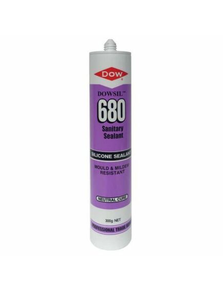 Dow Dowsil 680 Tile Grey 300ml Cartridge Sanitary Silicone - Tradie Cart