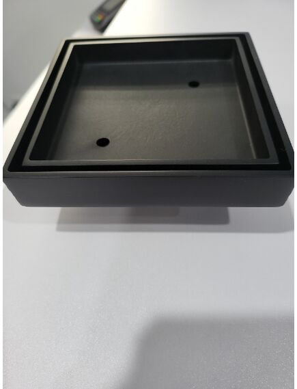 Stainless Steel Tile Insert Drain Matt Black 75mm Outlet - Tradie Cart